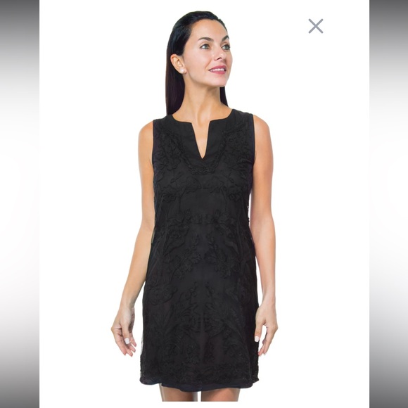 Gretchen Scott Flower Power - Appliqué Net Dress size small - Picture 2 of 8